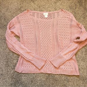 Nicole Miller Artelier Pink Sweater
